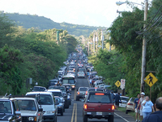 Haleiwa Traffic